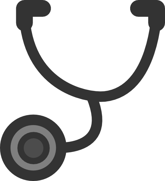 Stethoscope 4 Clip Art At Clipart Library - Cartoon Stethoscope (540x593)