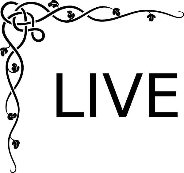 Live Clip Art - Border Design For Invitation Card (600x565)