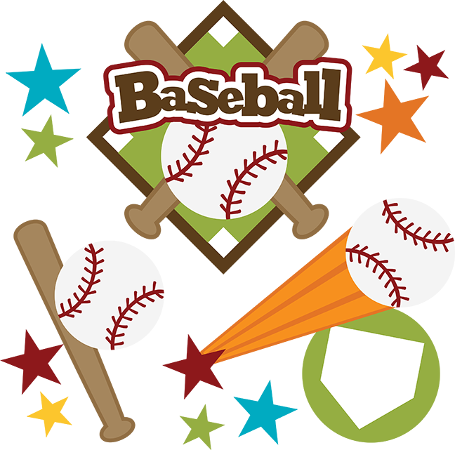 Scrapbooking Baseball Softball Clip Art - Scrapbook Baseball (648x641)