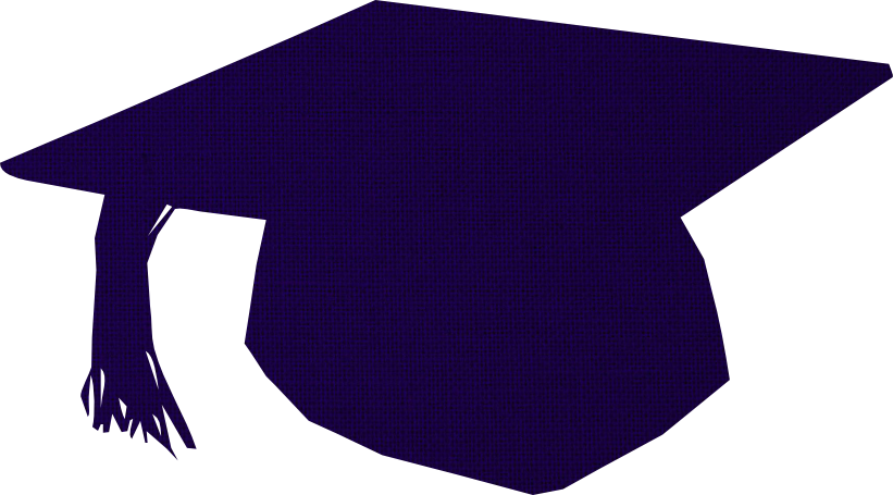 Free Digital Congratulation Scrapbooking Embellishment - Graduation Cap Transparent Background (821x455)