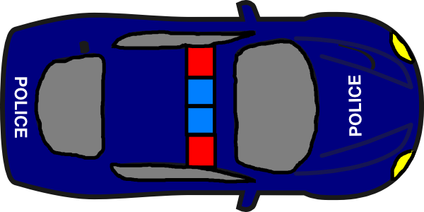 P Car Top View Clip Art At Clker Com Vector Online - Sports Car Clipart Top View (850x425)