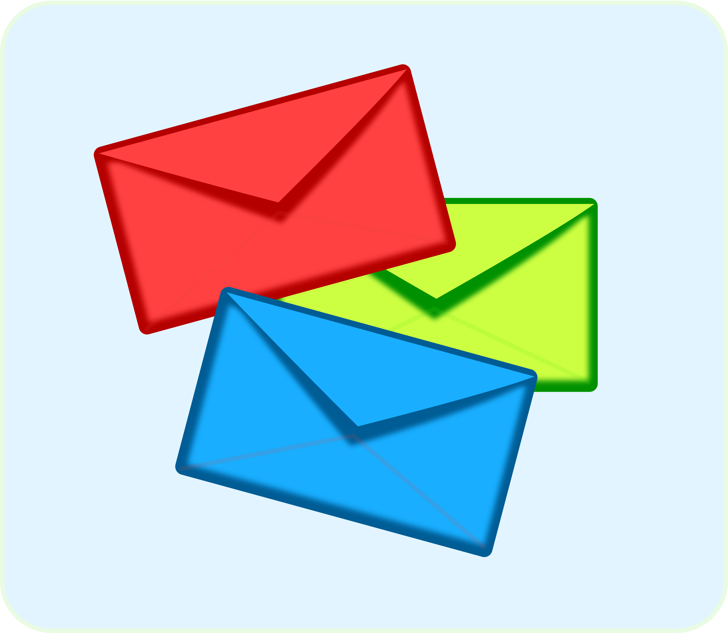 Message Clip Art - Free Clipart Envelope (900x783)