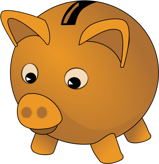 Banking Clipart 8 Bank Free Image - Orange Piggy Bank Clipart (900x900)