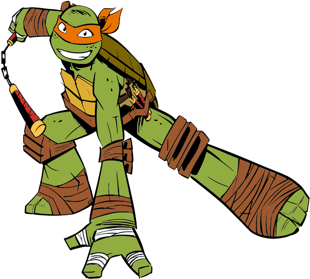 About - Teenage Mutant Ninja Turtles Michelangelo (643x579)