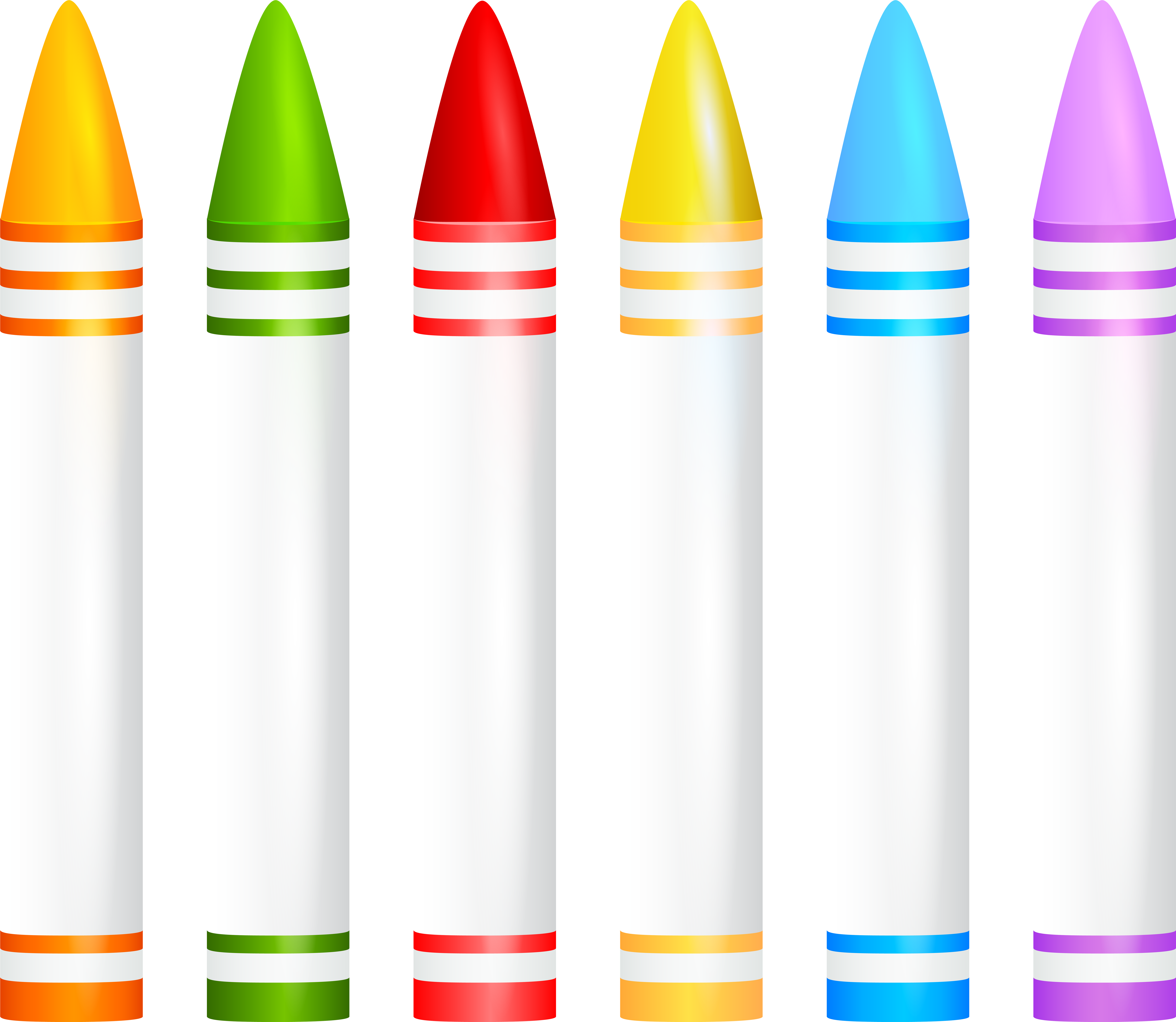 Crayons For Clip Art - Crayons For Clip Art (8000x6894)