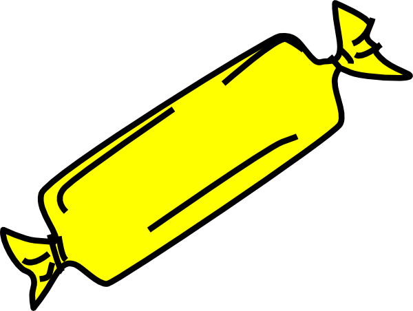 Yellow Candy Bar Clip Art - Ice Candy Clip Art (600x452)
