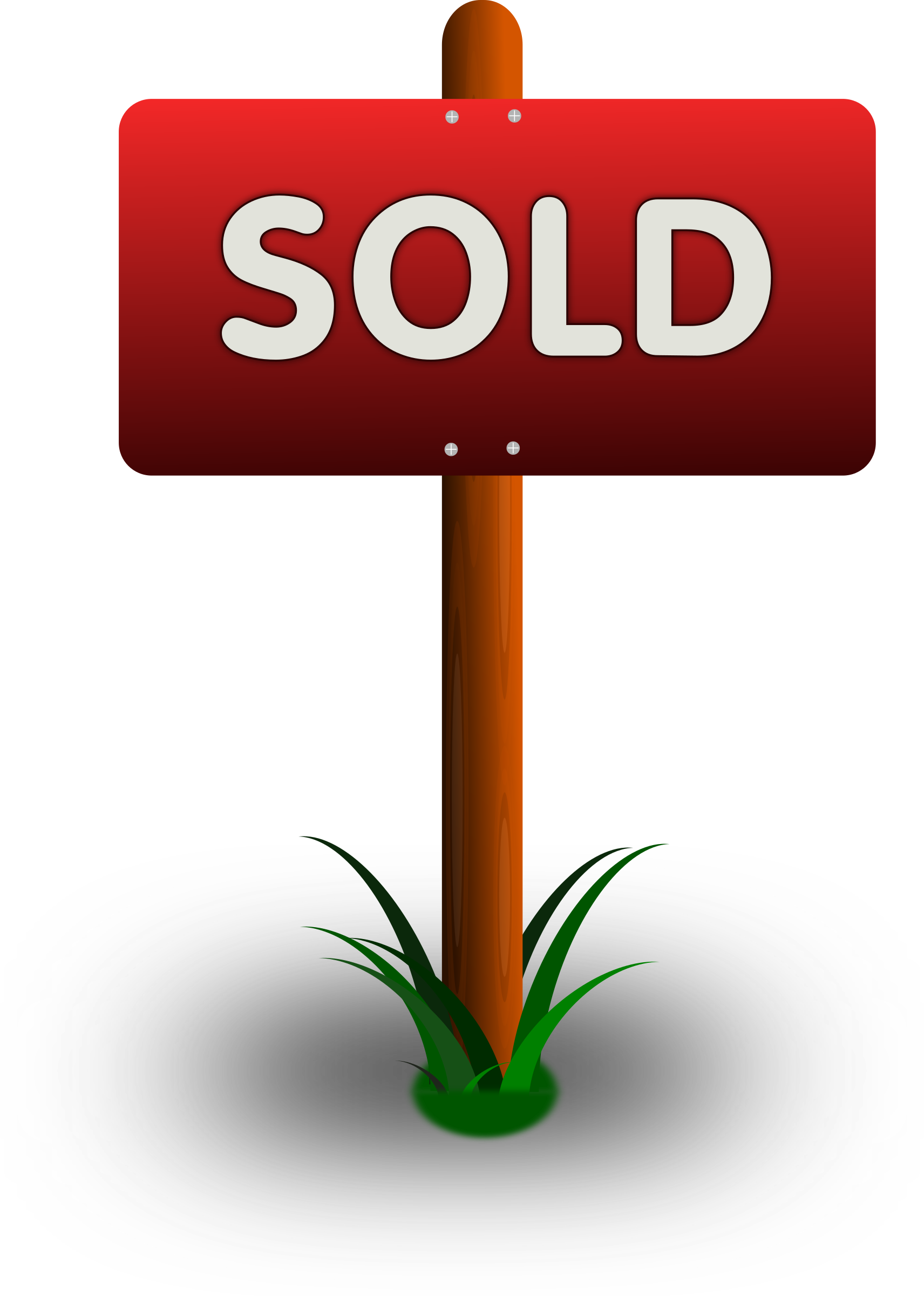 Sold Clipart - Sold Sign Clipart (1712x2400)