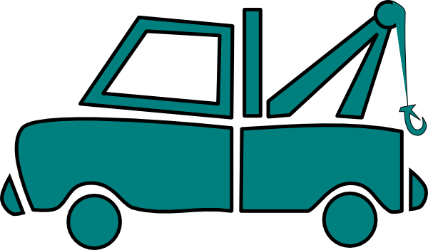 Breakdown Clipart - Downloads - Tow Truck Clip Art (600x351)