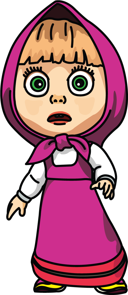Children Will Love Today's Tutorial - Draw Masha (720x1280)