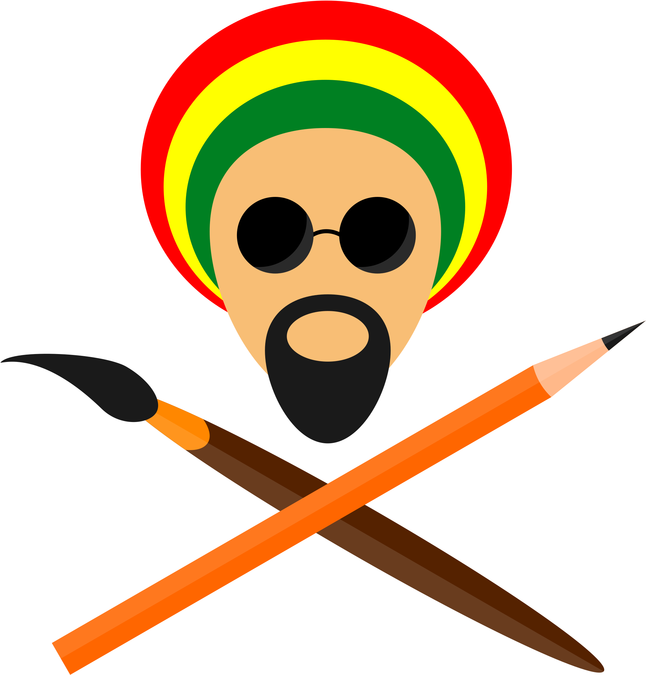 Artist Png - Reggae Clipart (2400x2400)