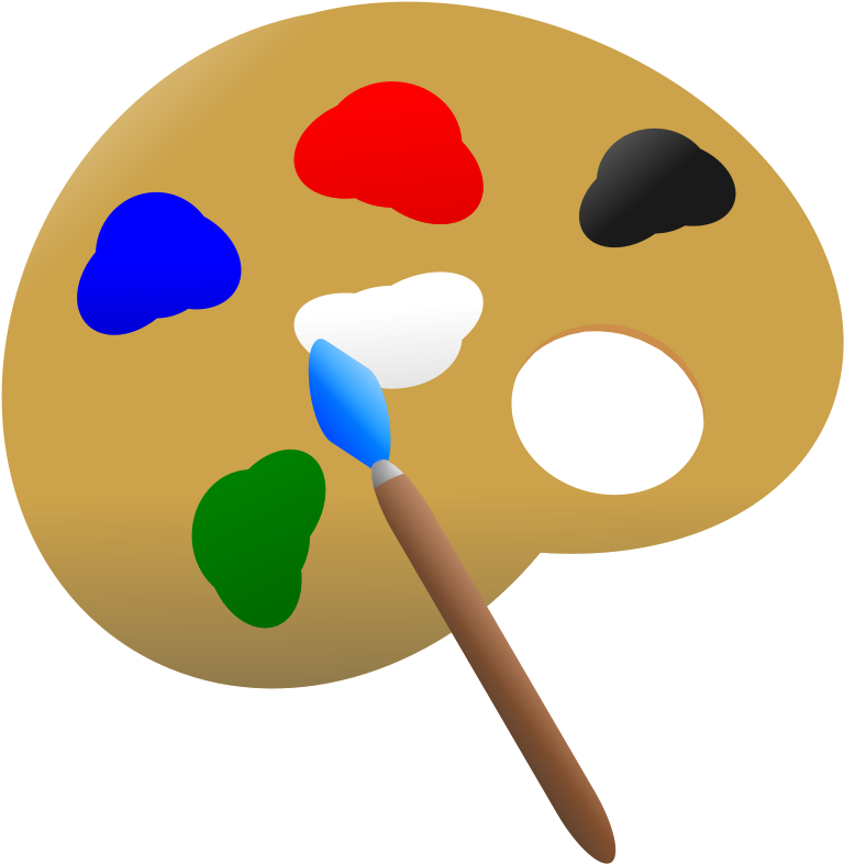 Palette Clip Art Download - Paleta De Colores Png (783x800)