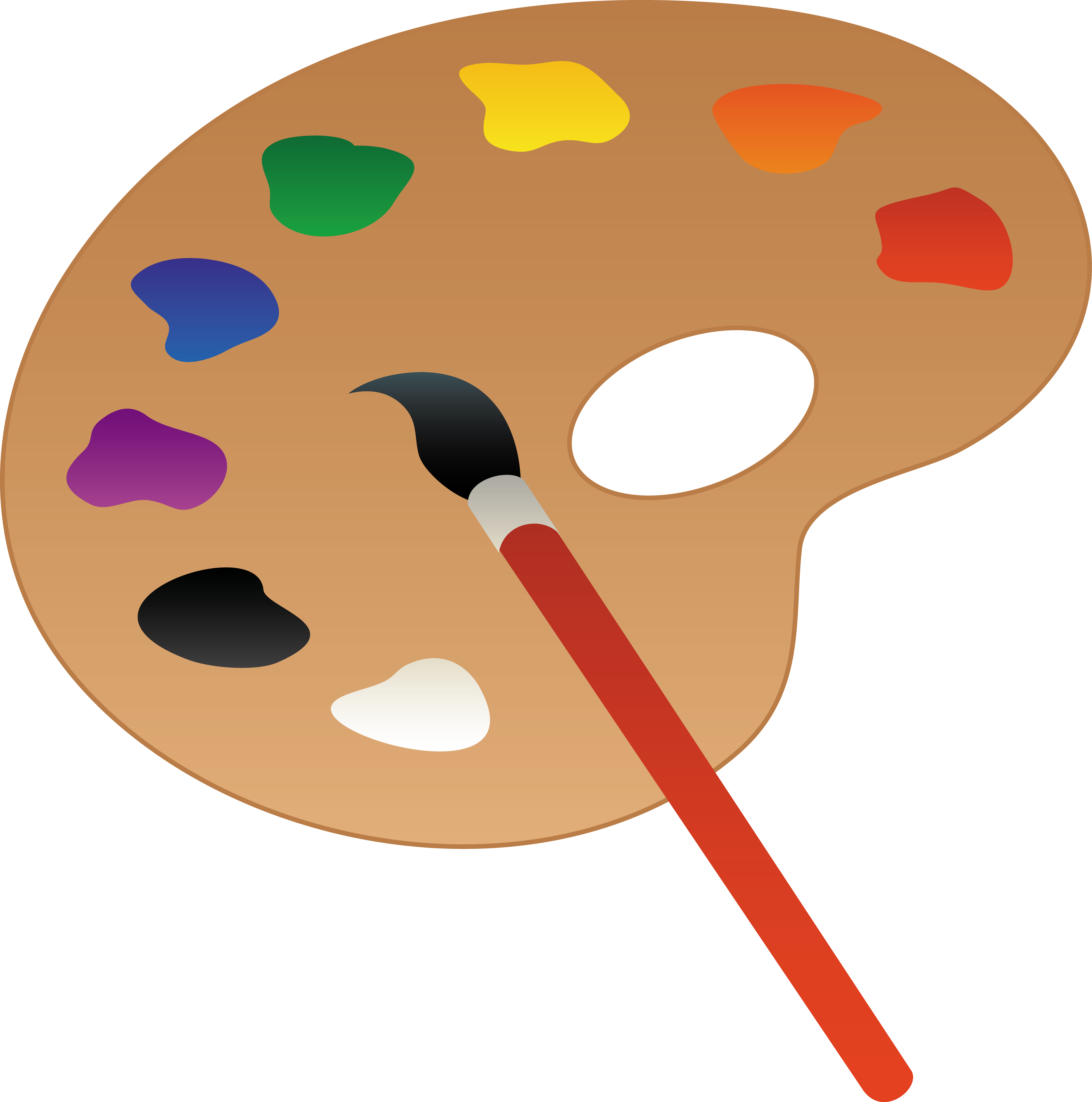 Clipart Info - Paint Palette (4945x4989)