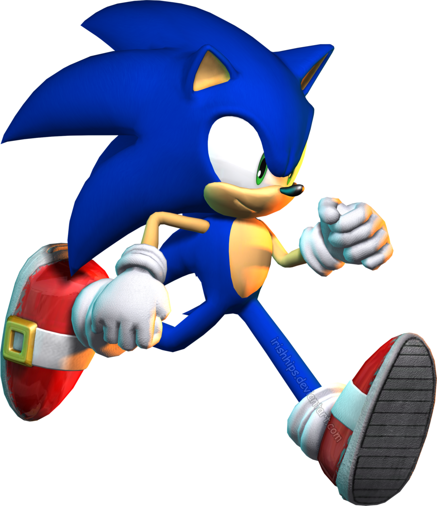 Sonic Clip Art - Hd Sonic The Hedgehog (900x1042)