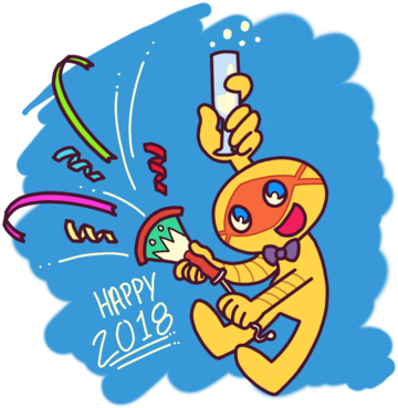 Happy New Year By Ominous-artist - Art (400x400)