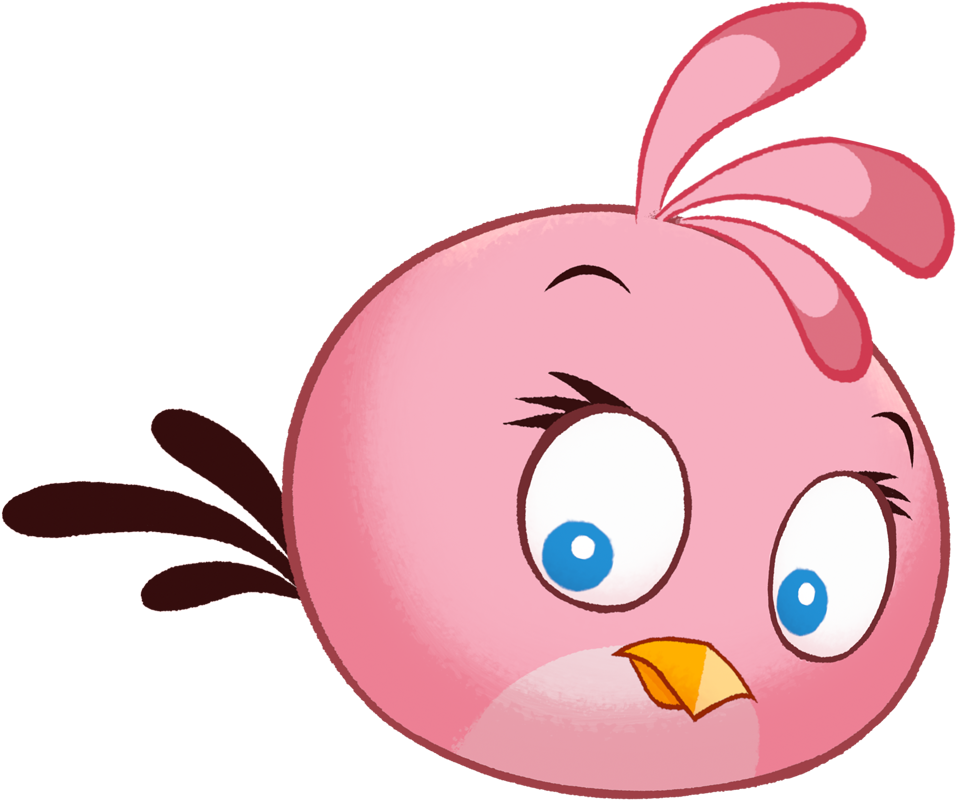 Clipart Angry Bird Birds Cliparts Free Download Clip - Angry Birds Pink Bird (989x862)