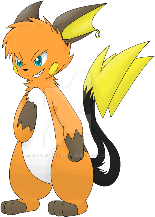 Ben The Raichu By Zander The Artist - Gift (600x775)