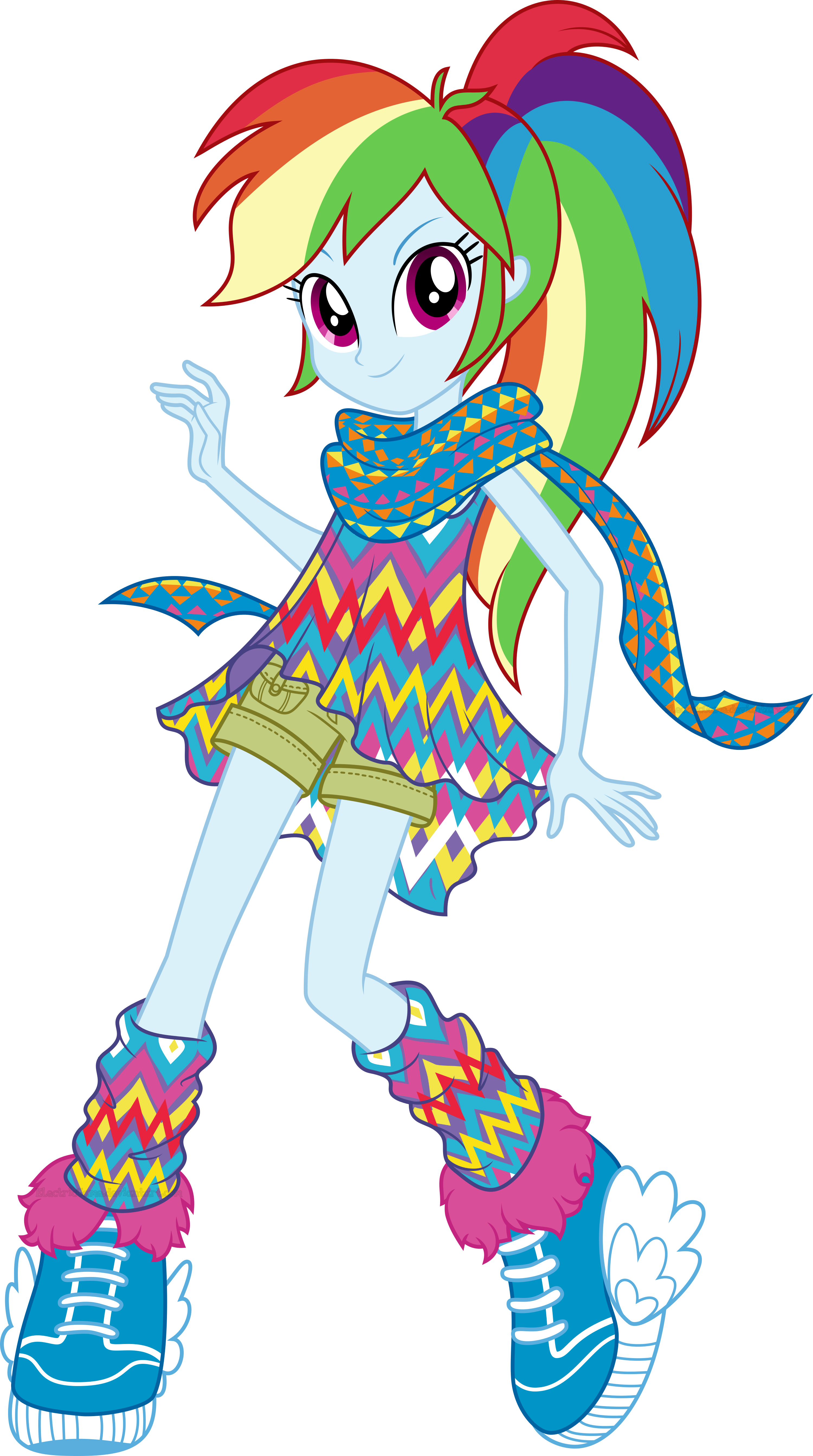 Absurd Res, Alternate Hairstyle, Artist - Legend Of Everfree Rainbow Dash (3000x5369)