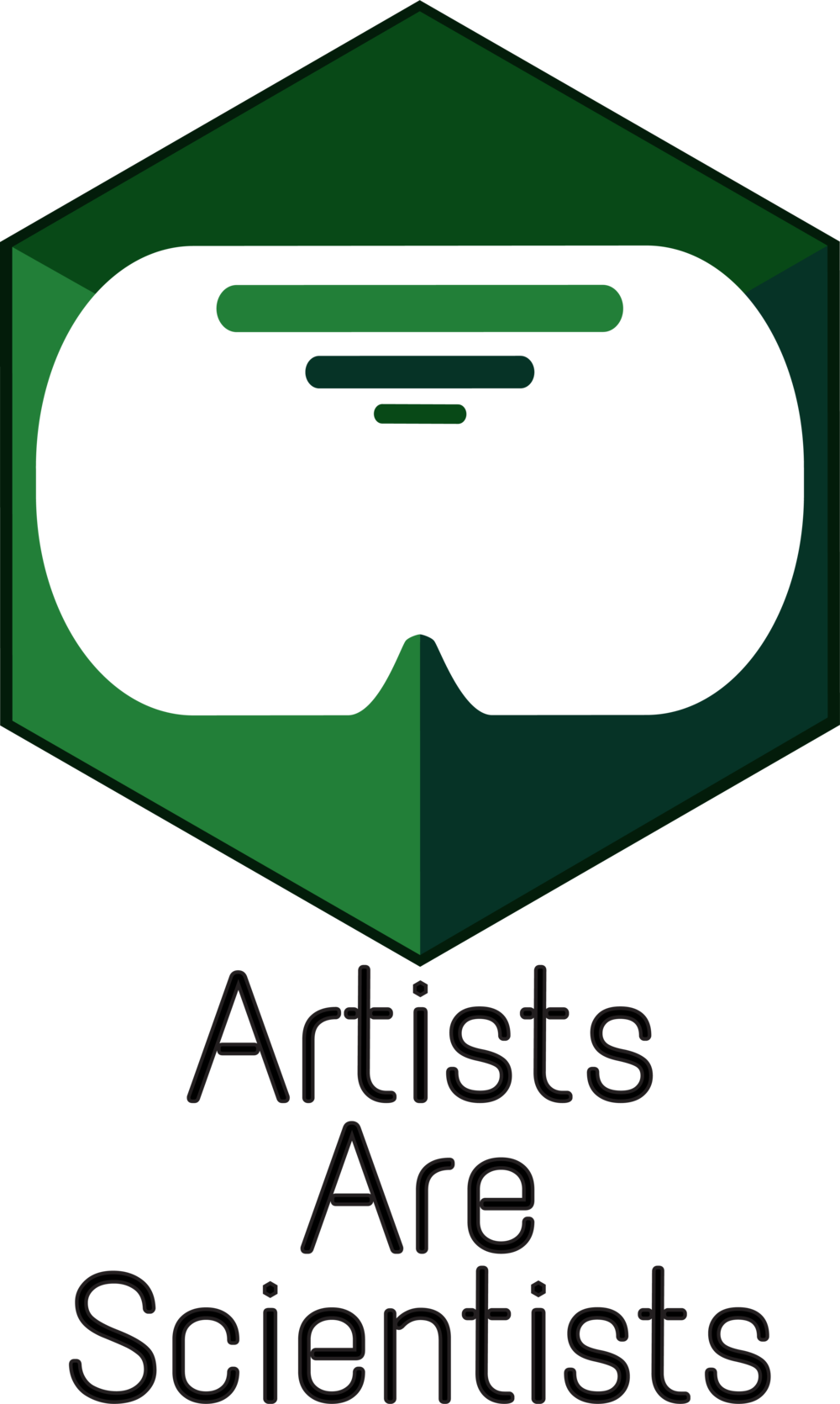 Artists Are Scientists Site Logo Vertical - Artists Are Scientists (1000x1670)