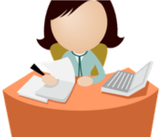 Office Management Png Transparent Images - Office Ladies Cartoon (640x480)