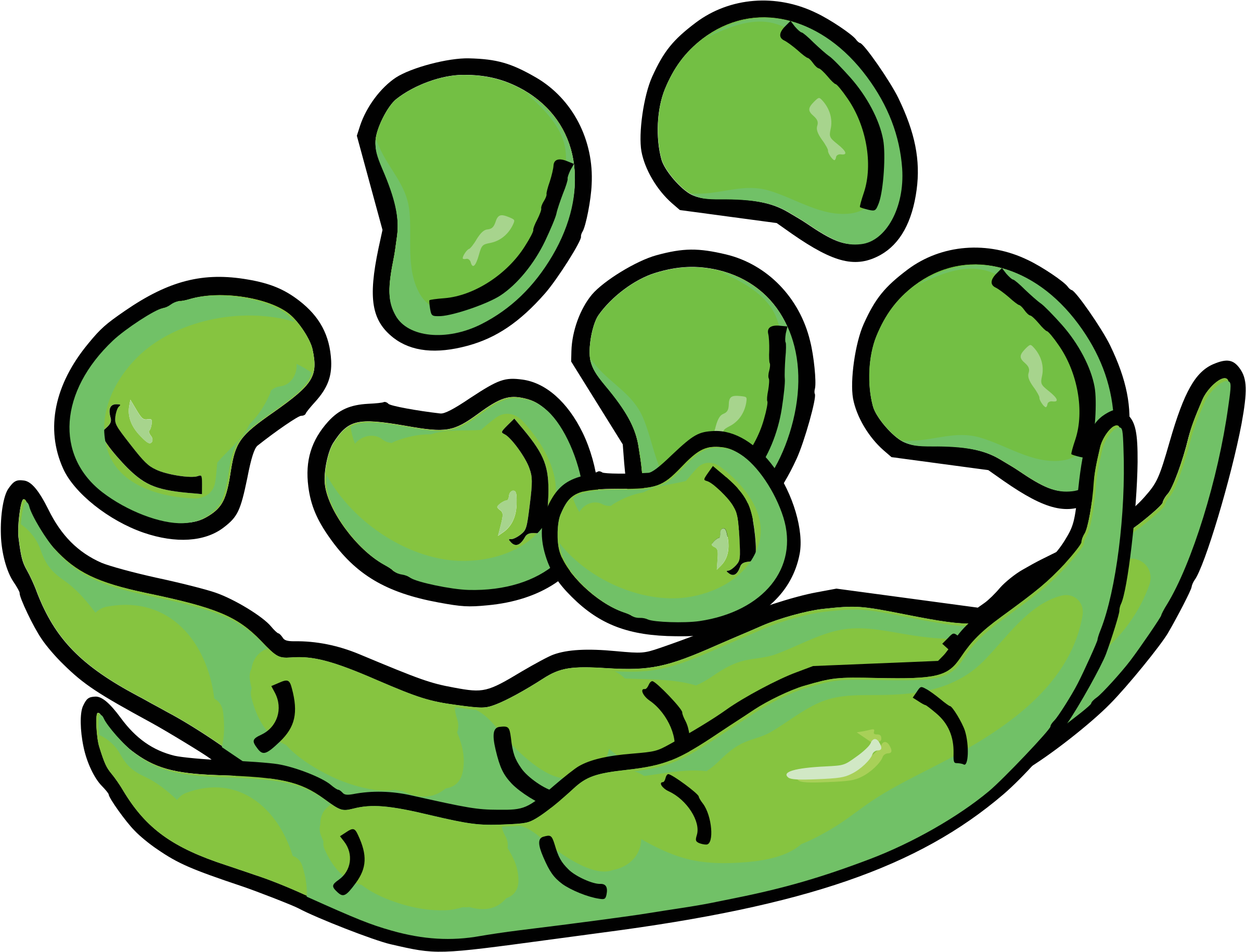 Big Image - Beans Clipart (2400x3394)