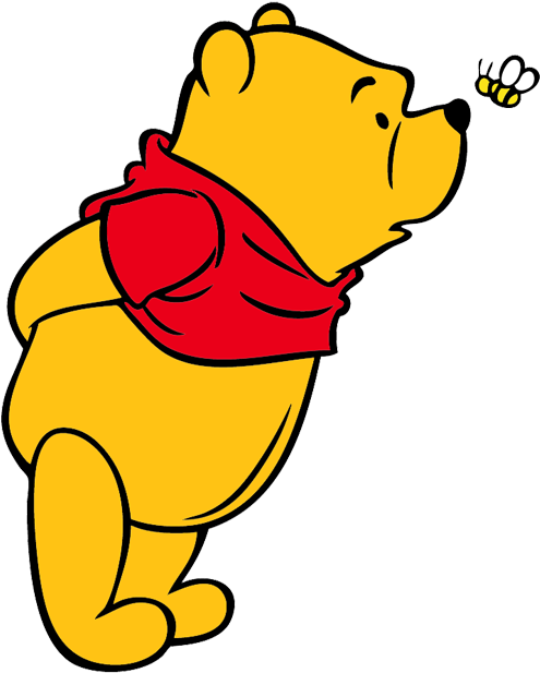Bee Clipart Pooh - Winnie The Pooh Coloring Pages (504x623)