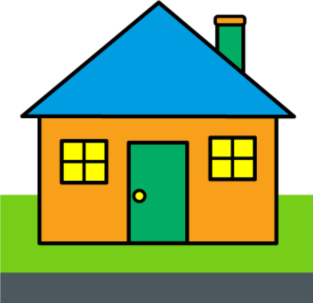 House Clipart Free Cute House Clipart Clipart Panda - Digit Addition Regrouping With Base 10 Blocks (1024x1024)
