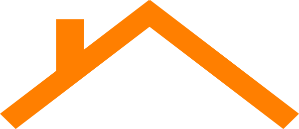 Clipart Info - Orange Roof Clipart (600x259)