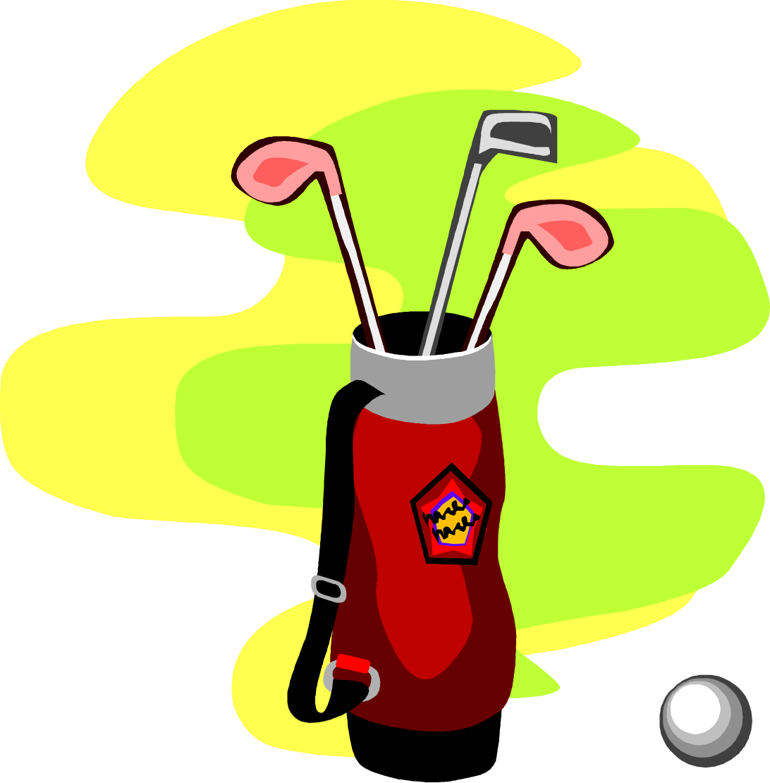 Png - - Golf Bag Clip Art (1092x1110)