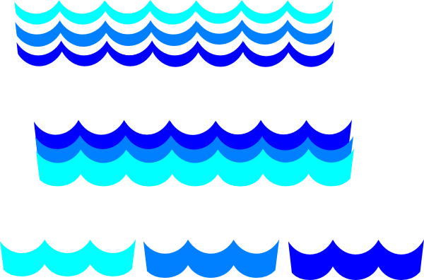 Wave Pattern Many Options Clip Art At Clker - Wave Border Clip Art Free (600x396)