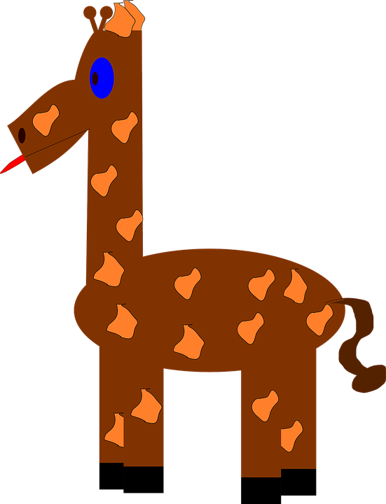 You Can Download By Various Options Like Giraffe Clipart - Giraffe Clip Art (551x720)