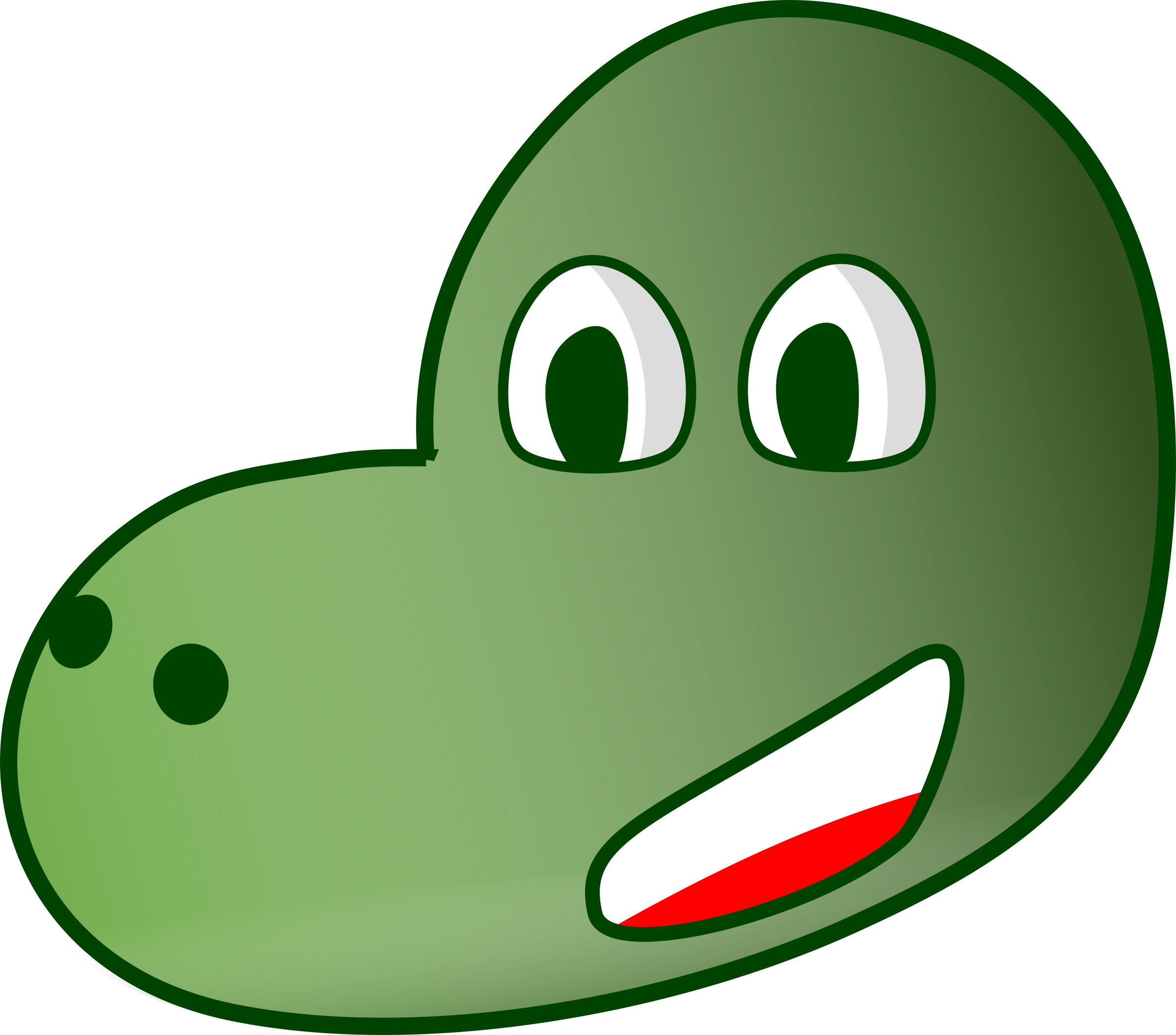 Big Image - Dinosaur Head Clipart (2400x2111)