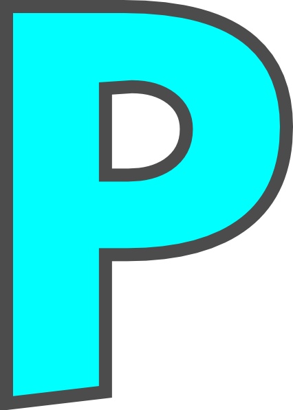 Letter P Clipart - Letter P Clip Art (426x597)