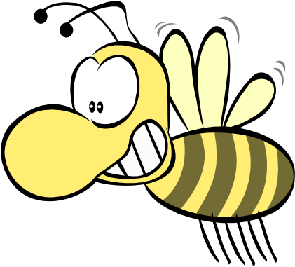 Spelling Bee Clip Art - Honey Bees Cartoon Pictures Gif (600x452)