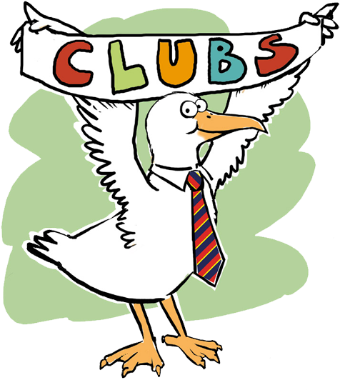 Club Clipart Weekend Activity - Club Day At School (500x555)