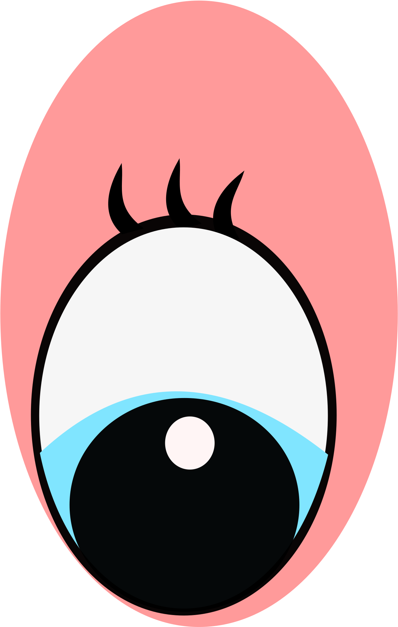 Clipart - Imagenes De Ojos De Payaso (1697x2400)