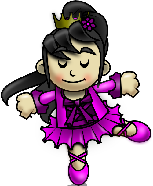 Ballerina Clipart Halloween - Halloween Ballerina Clipart (530x609)