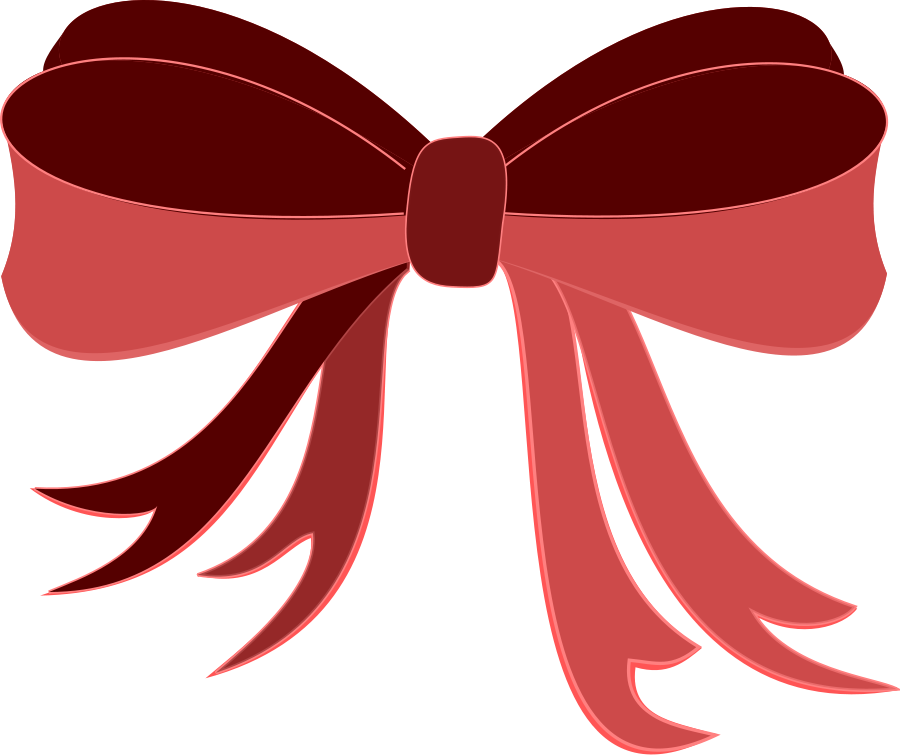 Red Ribbon Png Images - Bow Clip Art (900x755)