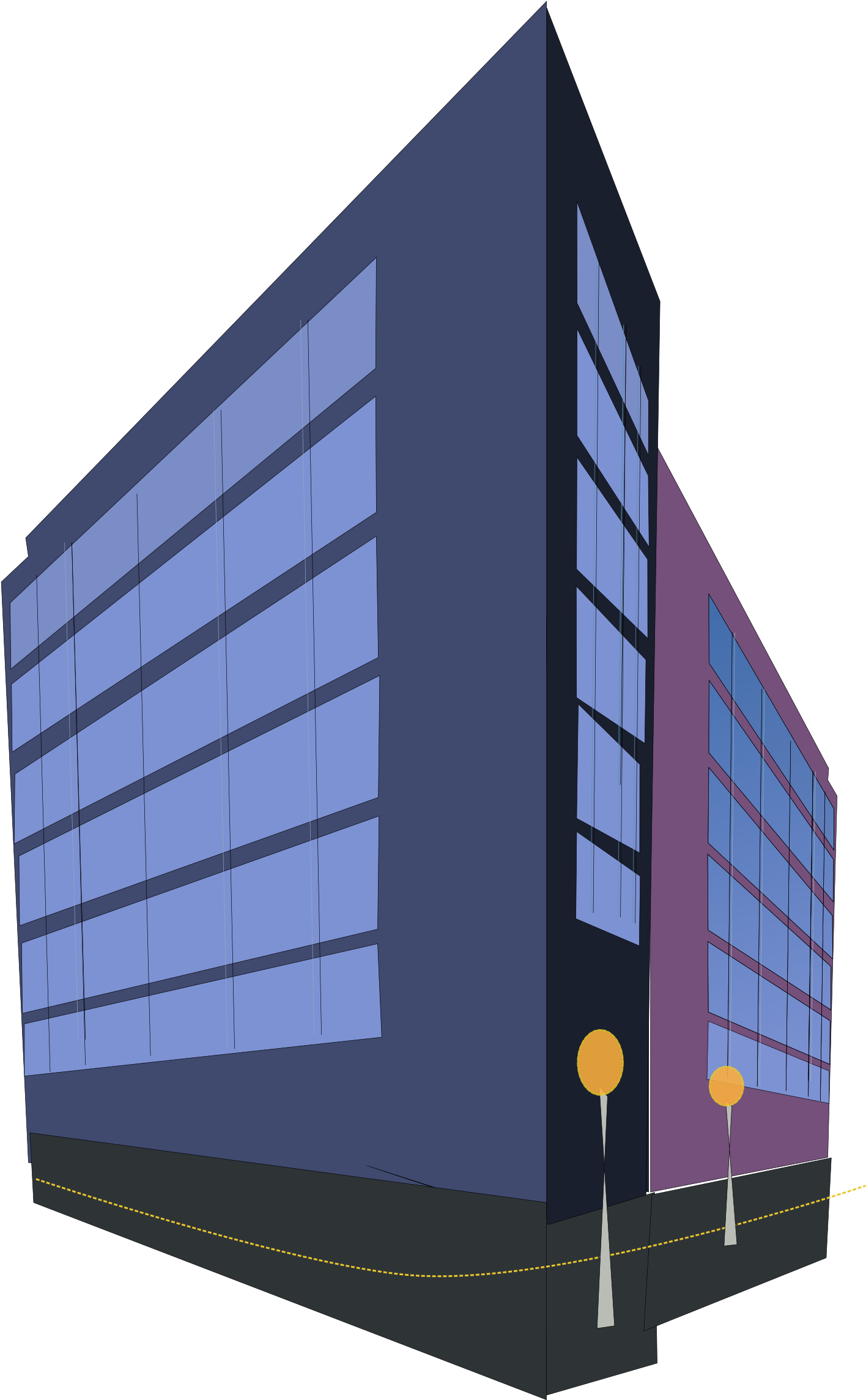 Office Building Clipart - Building Clipart Png (1600x2400)