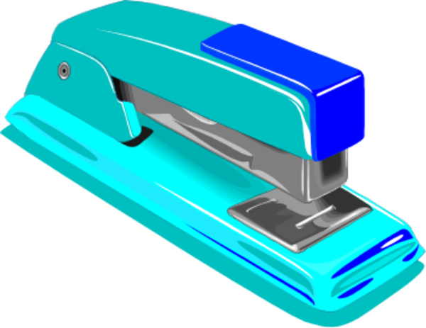 Stapler Clipart - Clip Art Stapler (600x463)