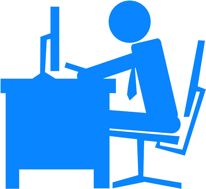 Office Clipart Back Office - Past Daily Routines Vocabulary (720x655)