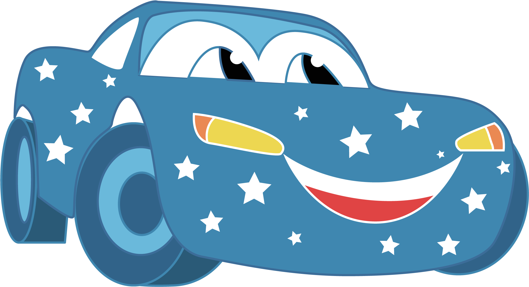 Lightning Mcqueen Mater Cartoon Clip Art - Cars Cartoon Clipart -  (2250x1256) Png Clipart Download