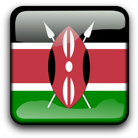 Flag Of Kenya Clipart, Vector Clip Art Online, Royalty - Kenya Flag (600x600)