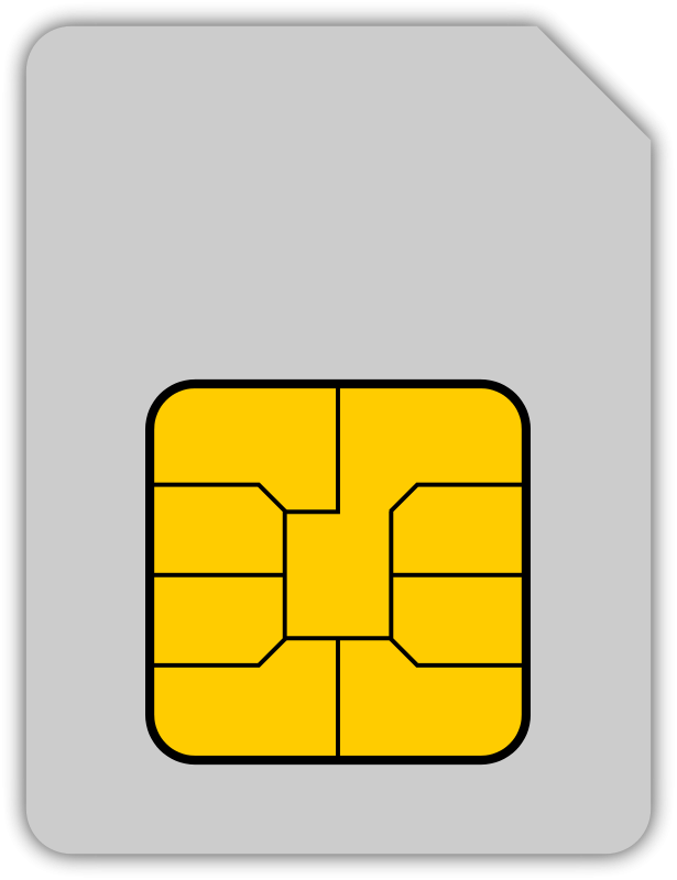 Get Notified Of Exclusive Freebies - Sim Card Png (692x900)