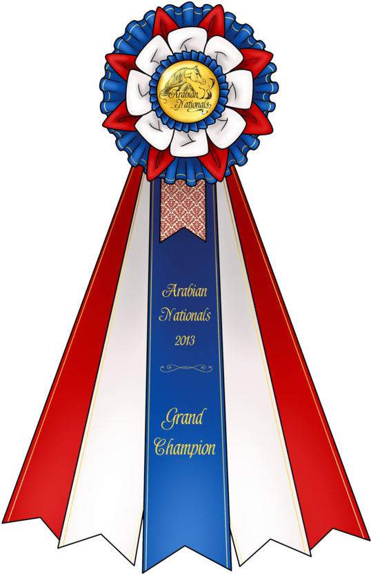 Arabian Nationals - Grand Champion Horse Show Ribbon (600x873)