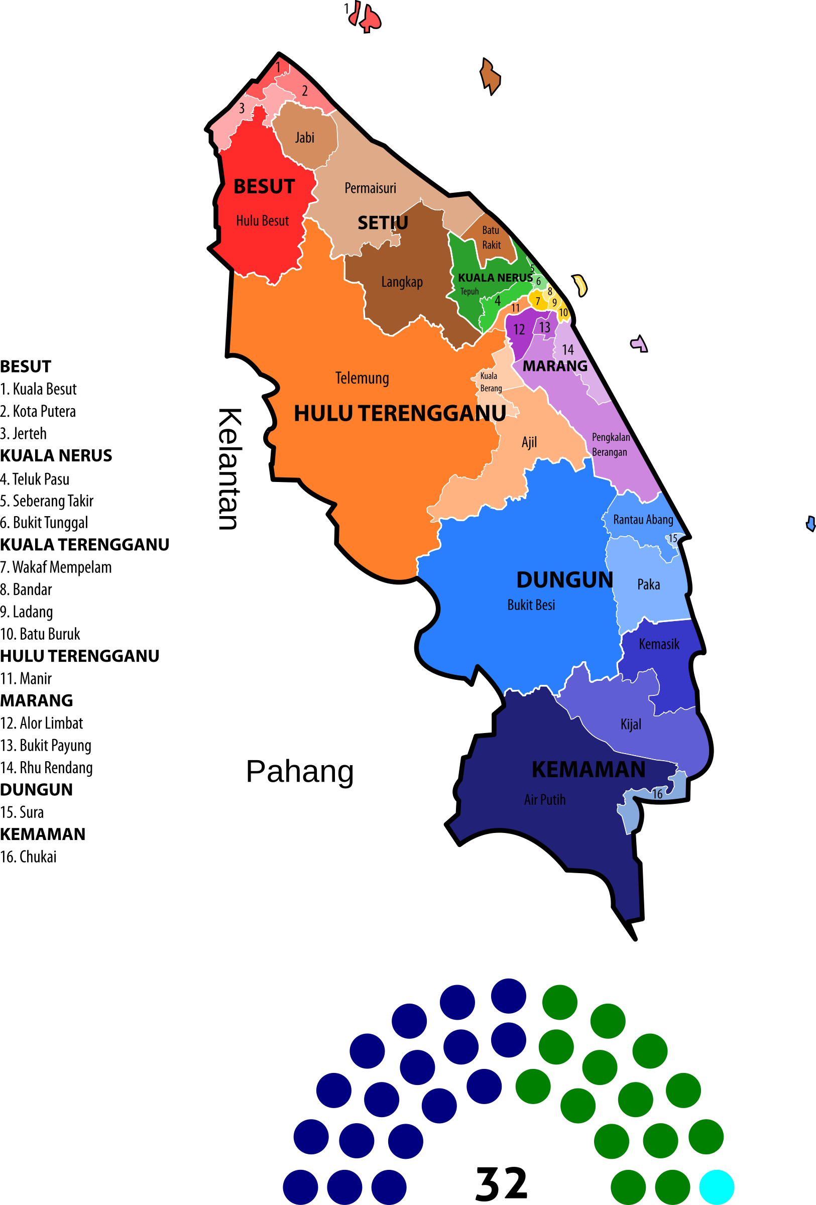 Big Image - Terengganu Map (1625x2400)