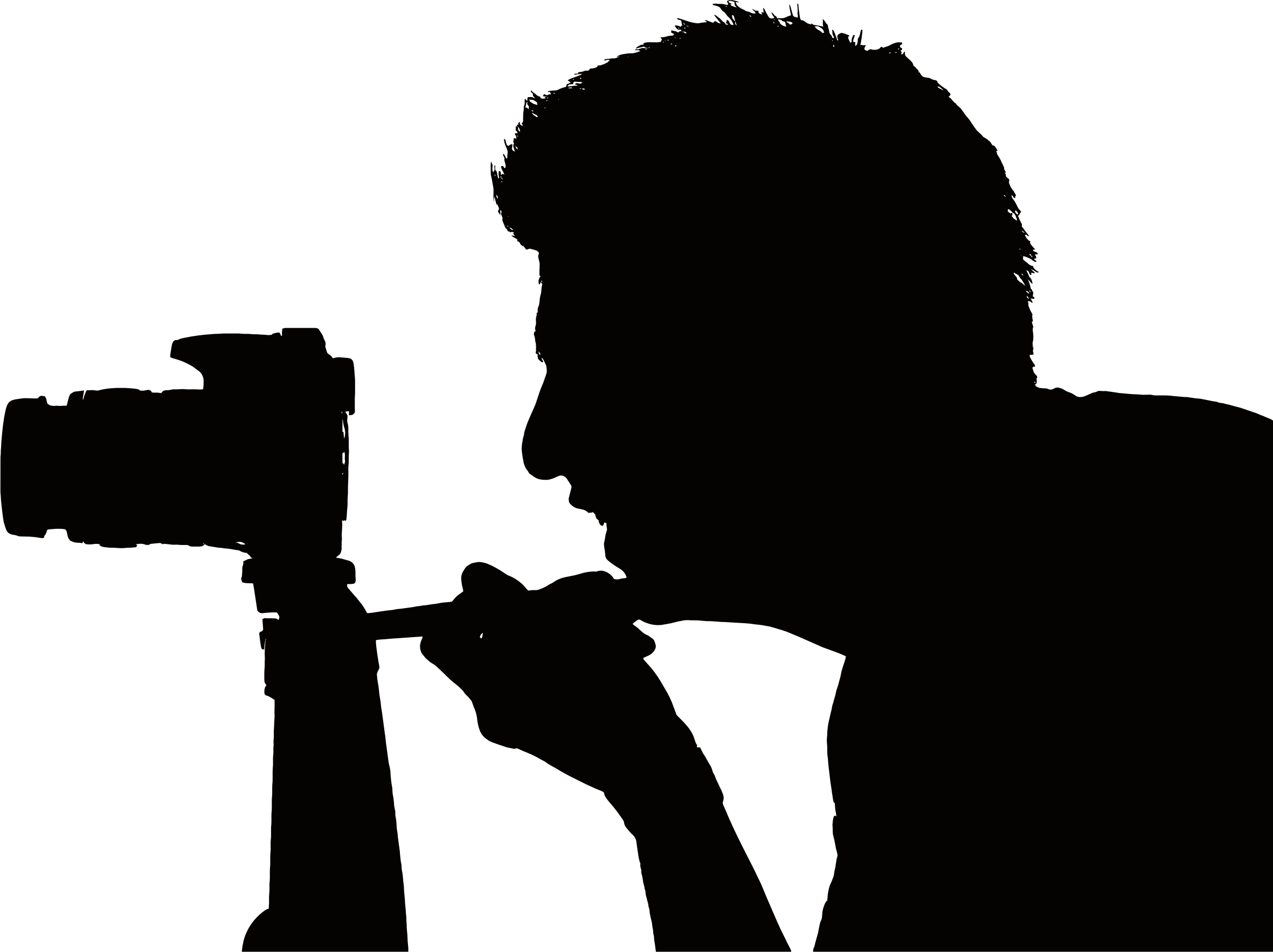 Man Taking A Picture Silhouette Icons Png - Taking A Photo Silhouette (2362x1766)