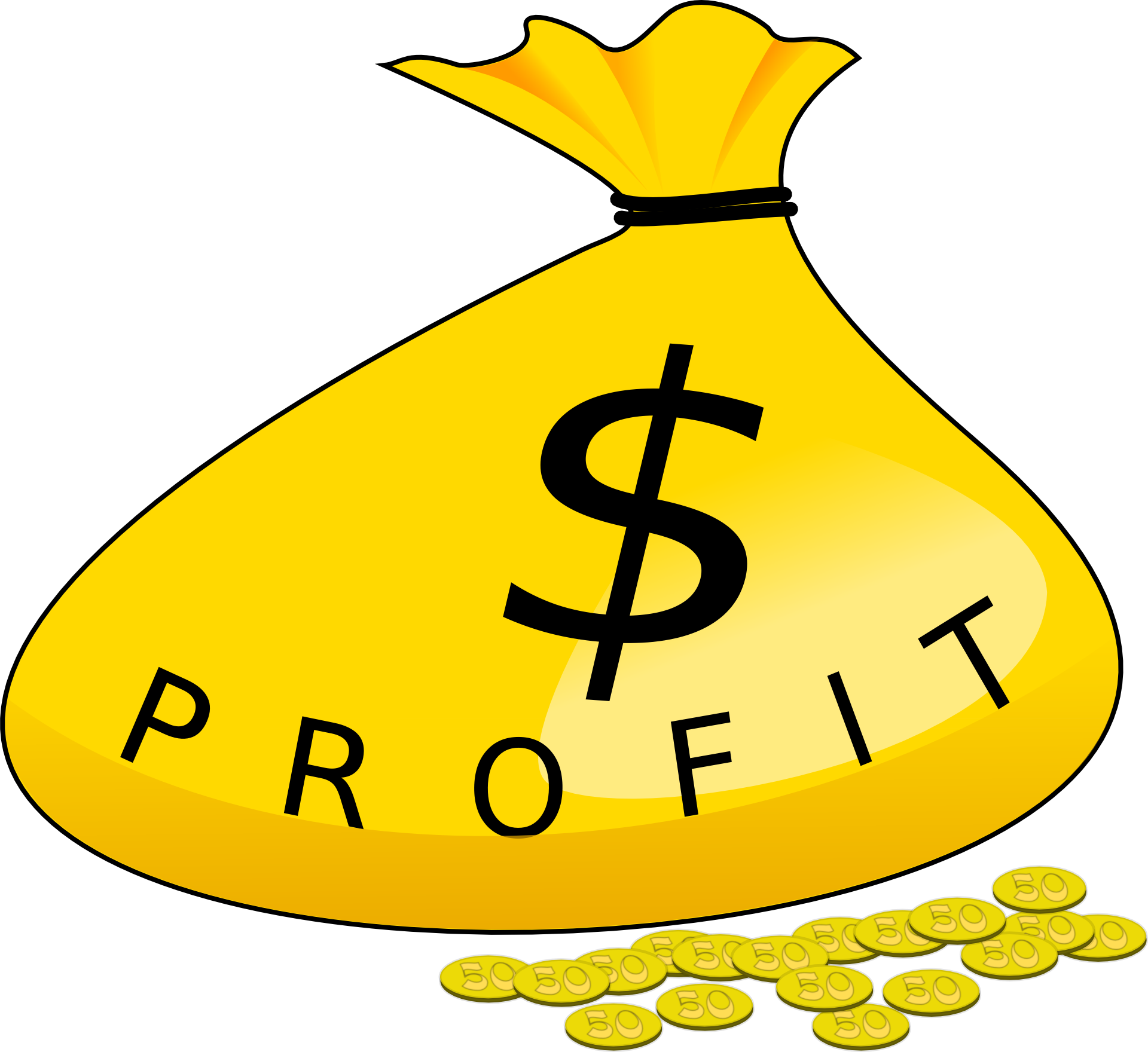 Make Money Making Websites - Profit Clipart (1920x1760)