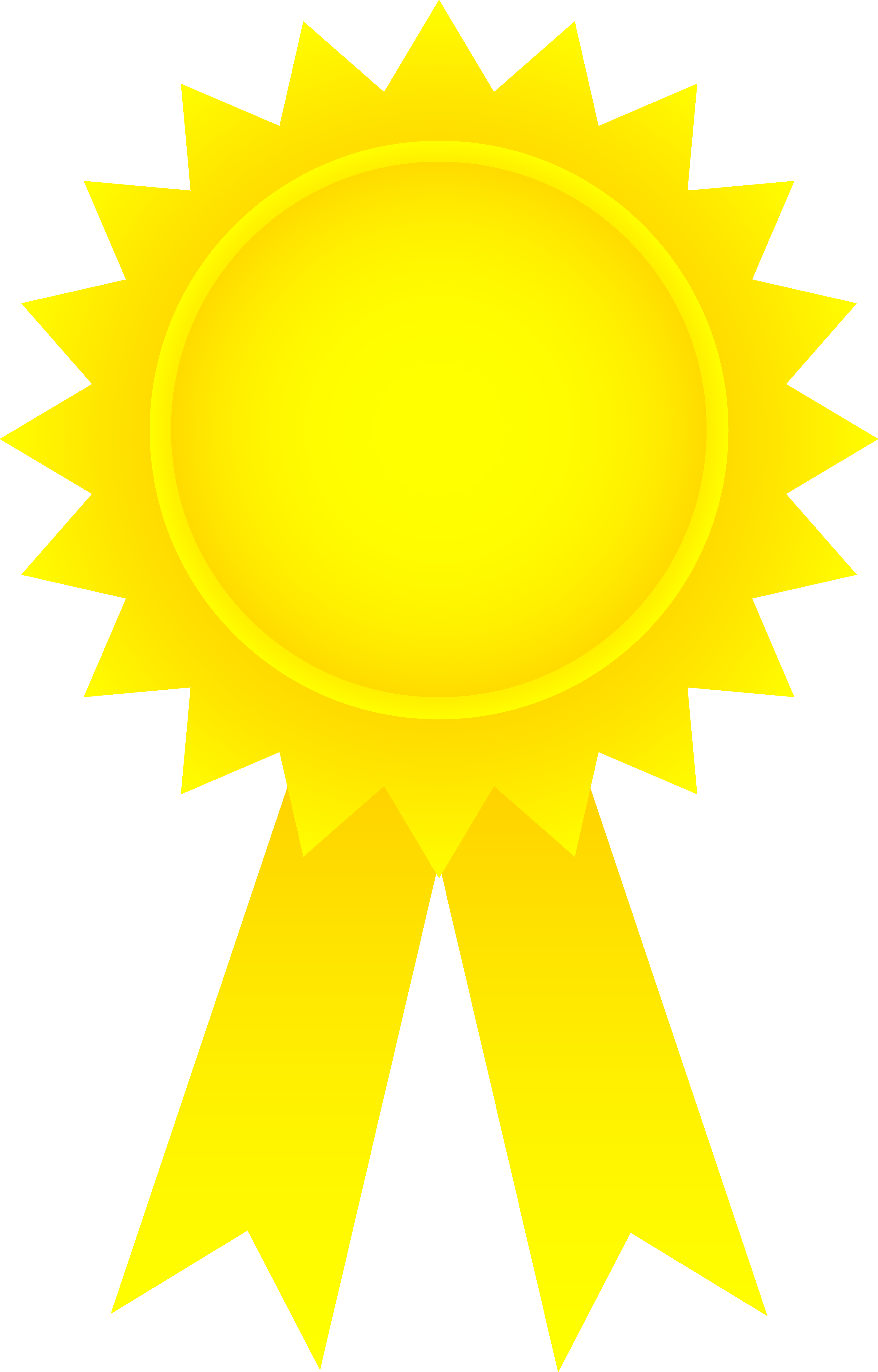 Unique Award Ribbon Symbol Clip Library - Award Symbols Clip Art (3717x5809)
