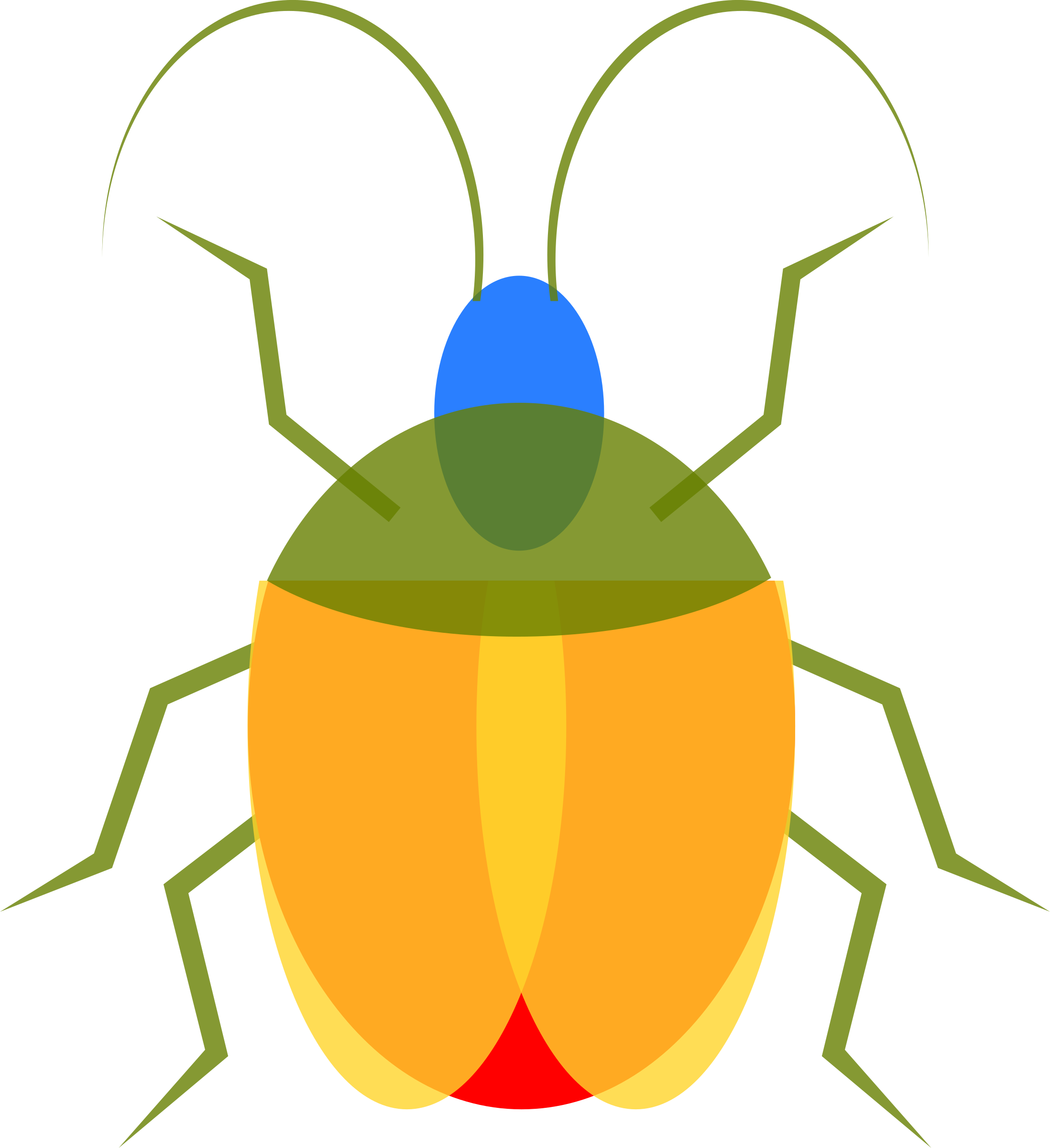 Bug Clipart Nature - Bug Clipart (2196x2400)