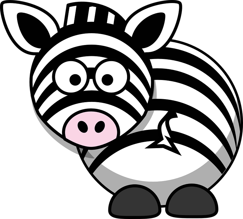 Cute Zebra Clipart Free Download Clip Art On - Zebra Clipart (796x720)